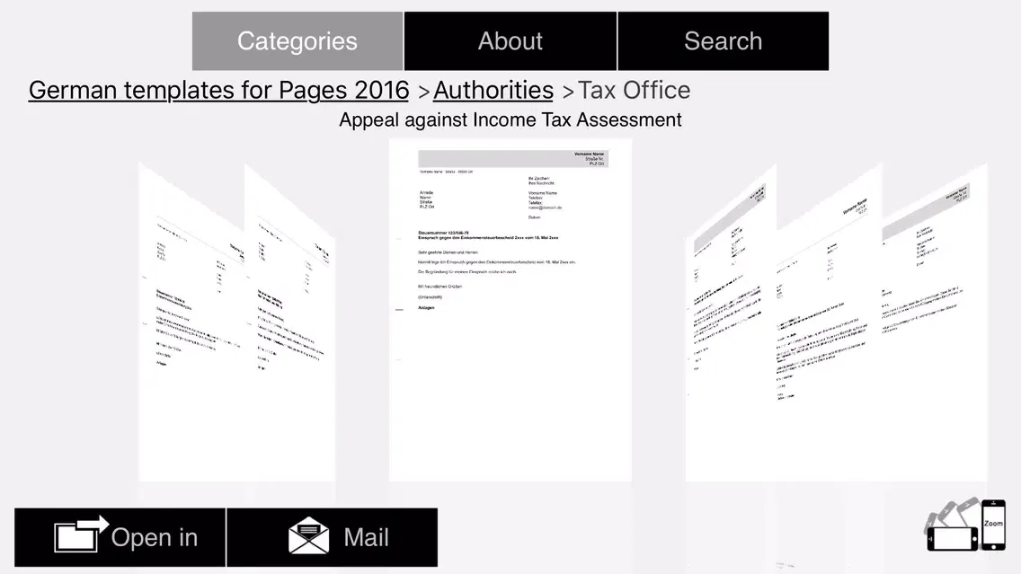 Templates for Pages Ed. 2018 Screenshots